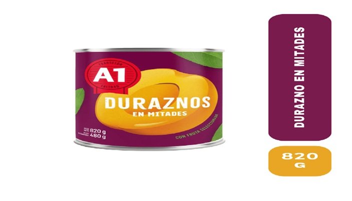 Alimentos duraznos a 1