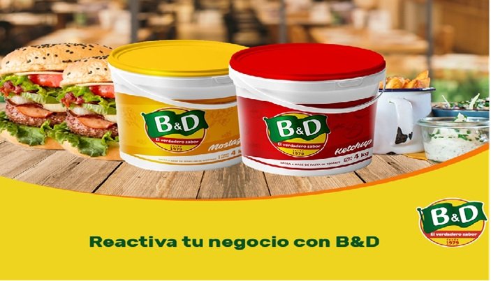 Alimentos mostaza y ketchupx4kg